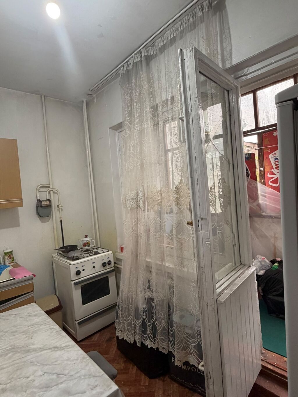 1 комната, 35 м², Аламедин-1 мкр 105 серия, 2 этаж, Требуется ремонт: фото 2