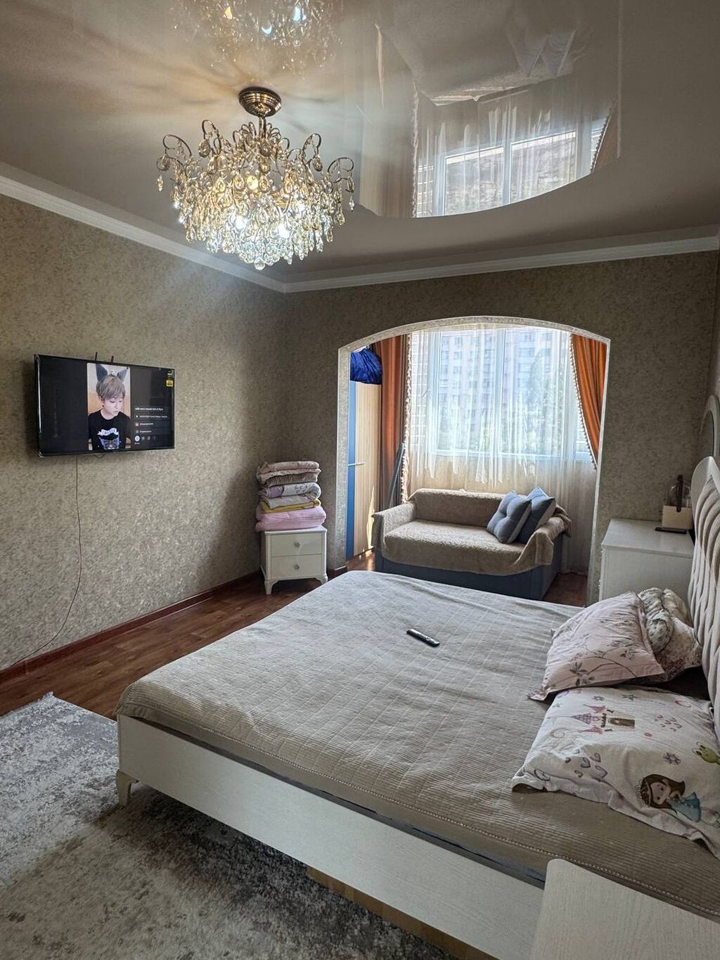 1 комната, 45 м², Улан мкр 106 серия улучшенная, 4 этаж, Дизайнерский ремонт: фото 5
