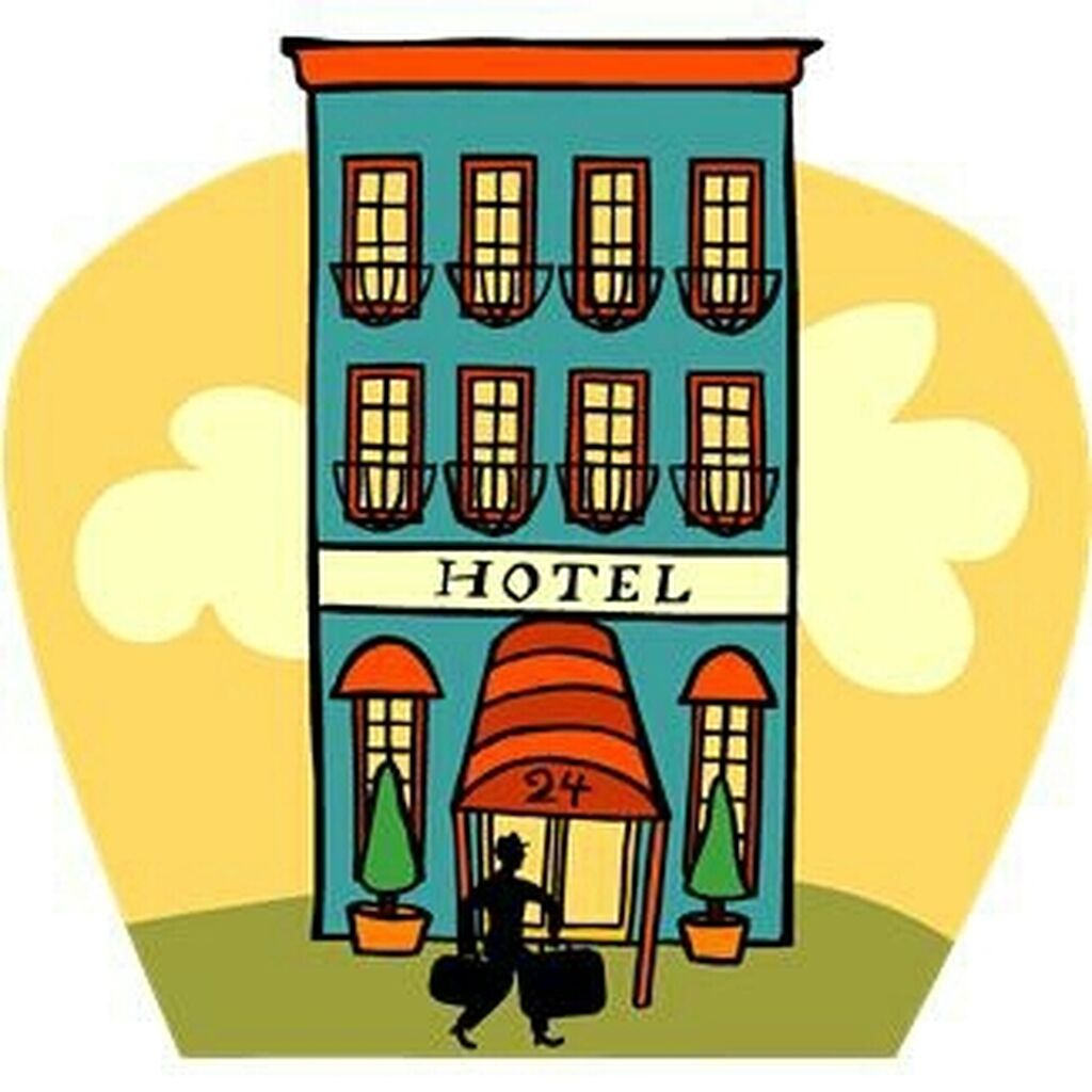 Нарисовать отель