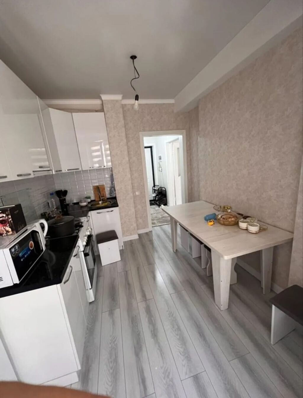 1 комната, 38 м², Тунгуч мкр Элитка, 4 этаж, Евроремонт: фото 3