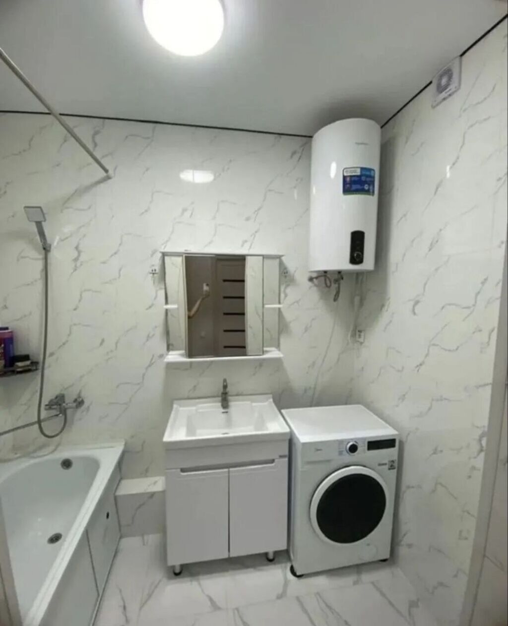 2 комнаты, 67 м², Ала-Арча ТРЦ Элитка, 3 этаж, Свежий ремонт: фото 8