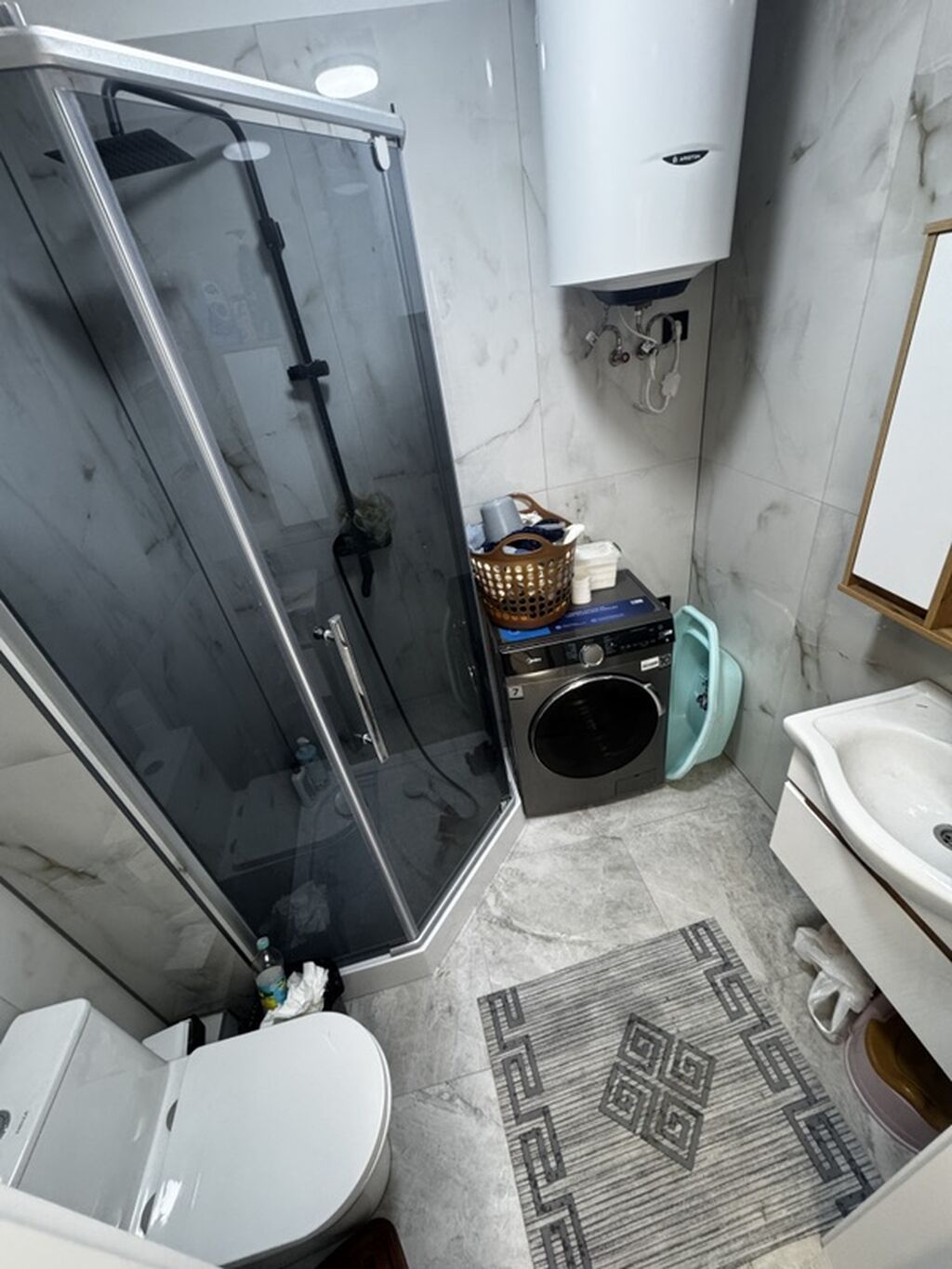 1 комната, 40 м², Дордой Моторс рынок Индивидуалка, 3 этаж, Евроремонт: фото 5