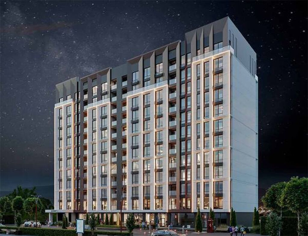 3 комнаты, 124 м², Джал мкр (в т.ч. Верхний, Нижний, Средний) Элитка, 12 этаж, ПСО (под самоотделку): фото 1