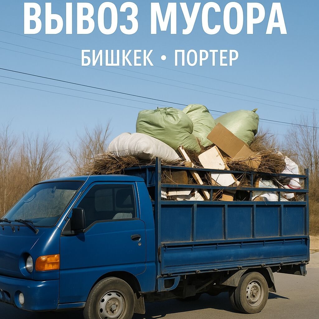 Заказать Хендай портер, Вывоз строй мусора: фото 1
