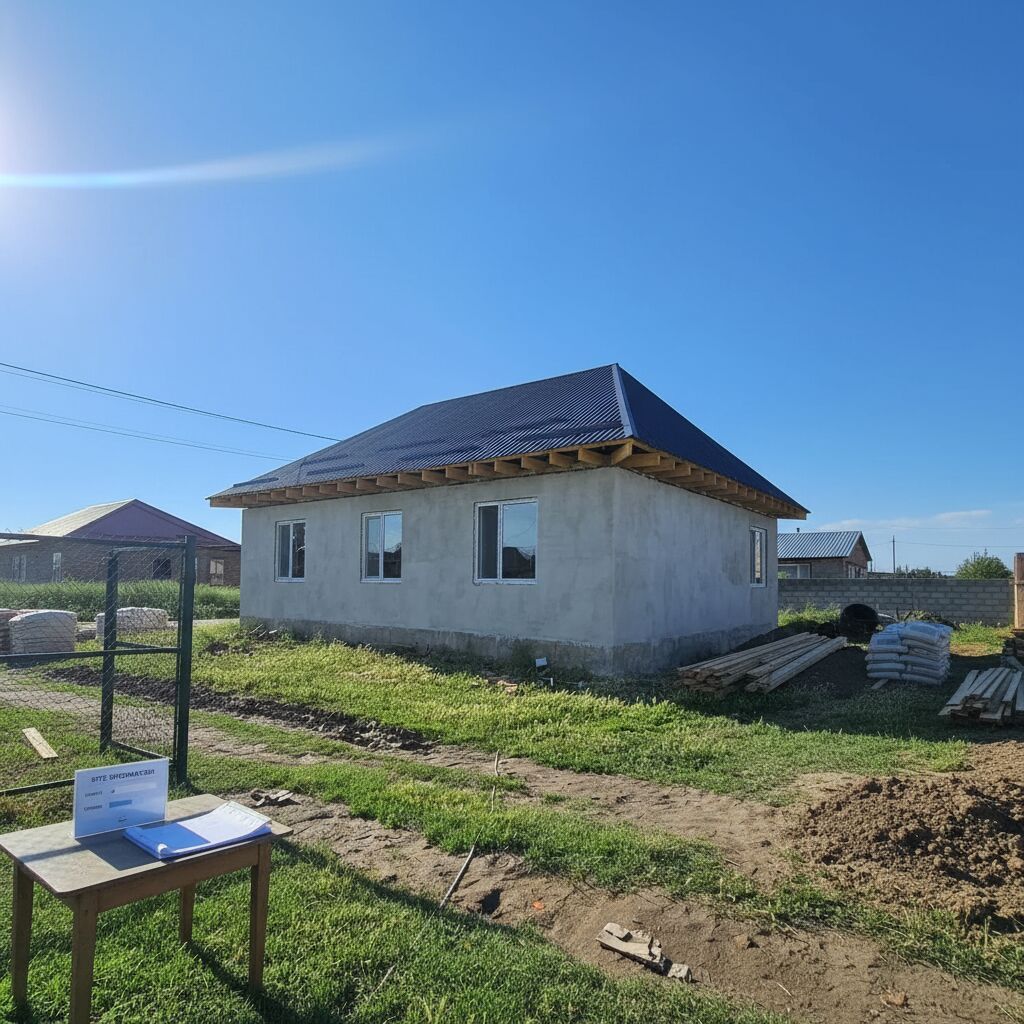 Продаётся новый дом в районе Учкун-2 20 минут езды от города в: фото 3