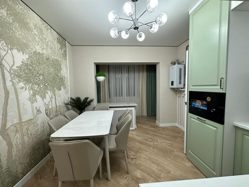 3 комнаты, 114 м², Кок-Жар ж/м 107 серия, 4 этаж, Дизайнерский ремонт: фото 8