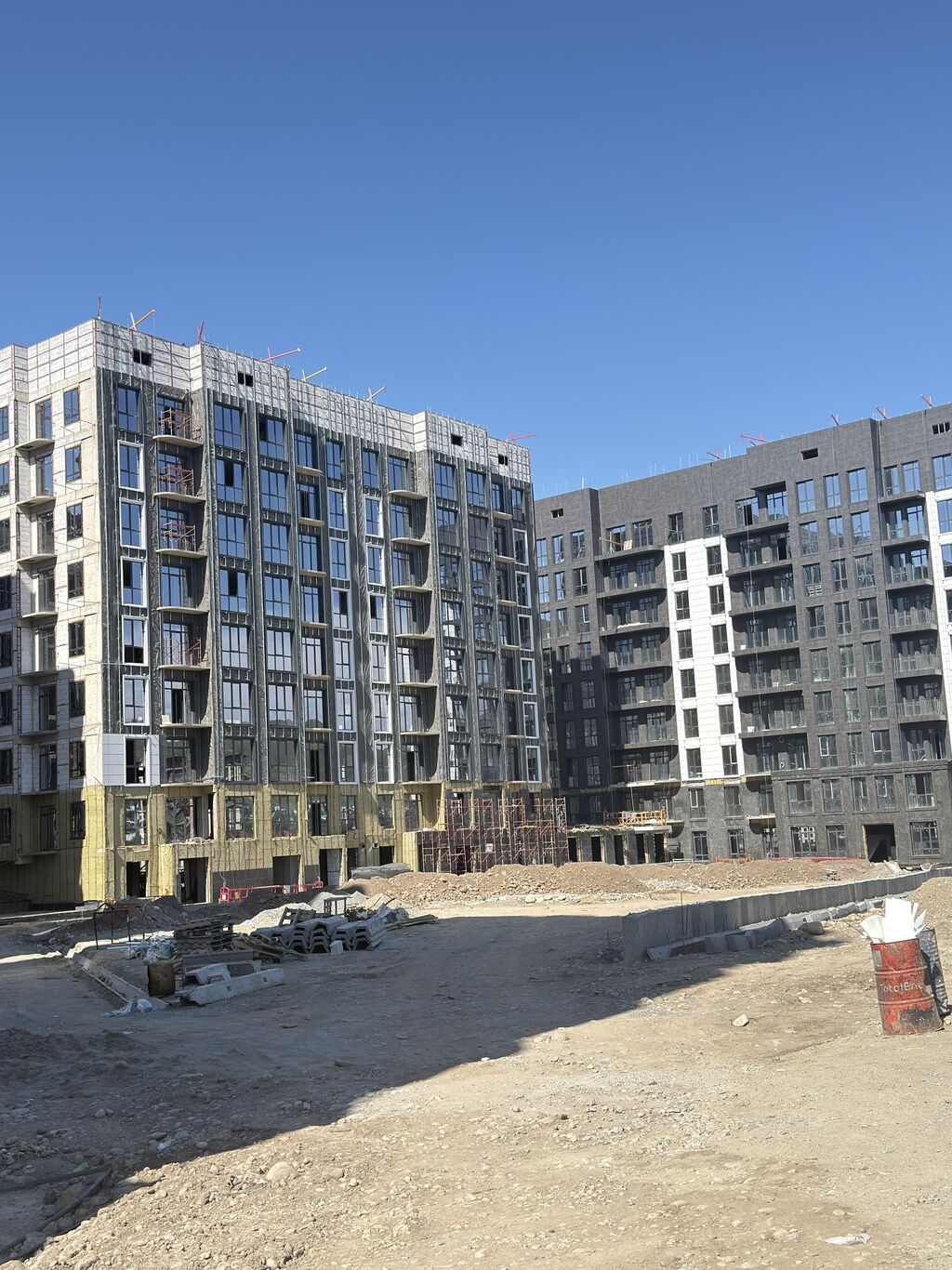 2 комнаты, 80 м², Элитка, Орто-Сай с. Элитка, 9 этаж, ПСО (под самоотделку): фото 2