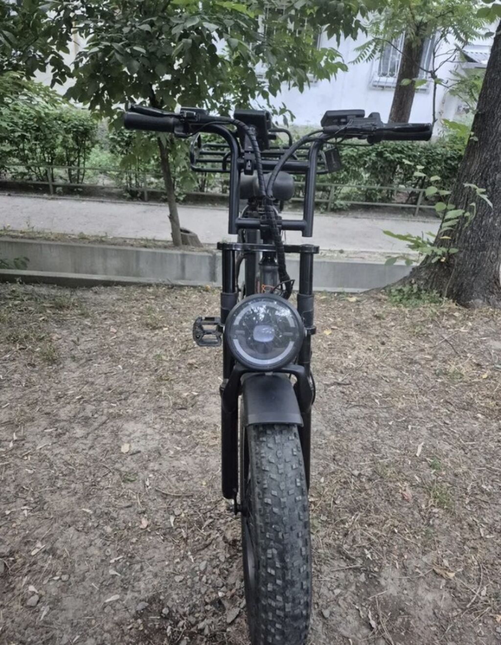 Электровелосипед Geopard Fat Bike с задним грузовым багажником Оля б — фото 3