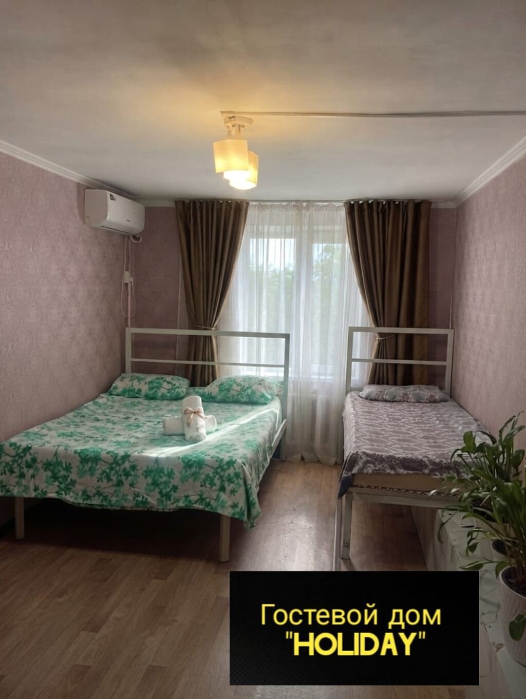 1 комната, Люкс, элитка, Ак-Орго ж/м, Душевая кабина, Постельное белье, Кондиционер: фото 3