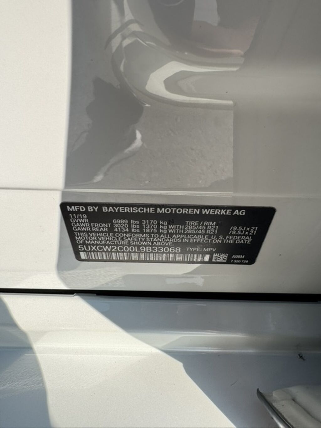 BMW X7: 2020 г., 3 л, Автомат, Бензин, Кроссовер: фото 5