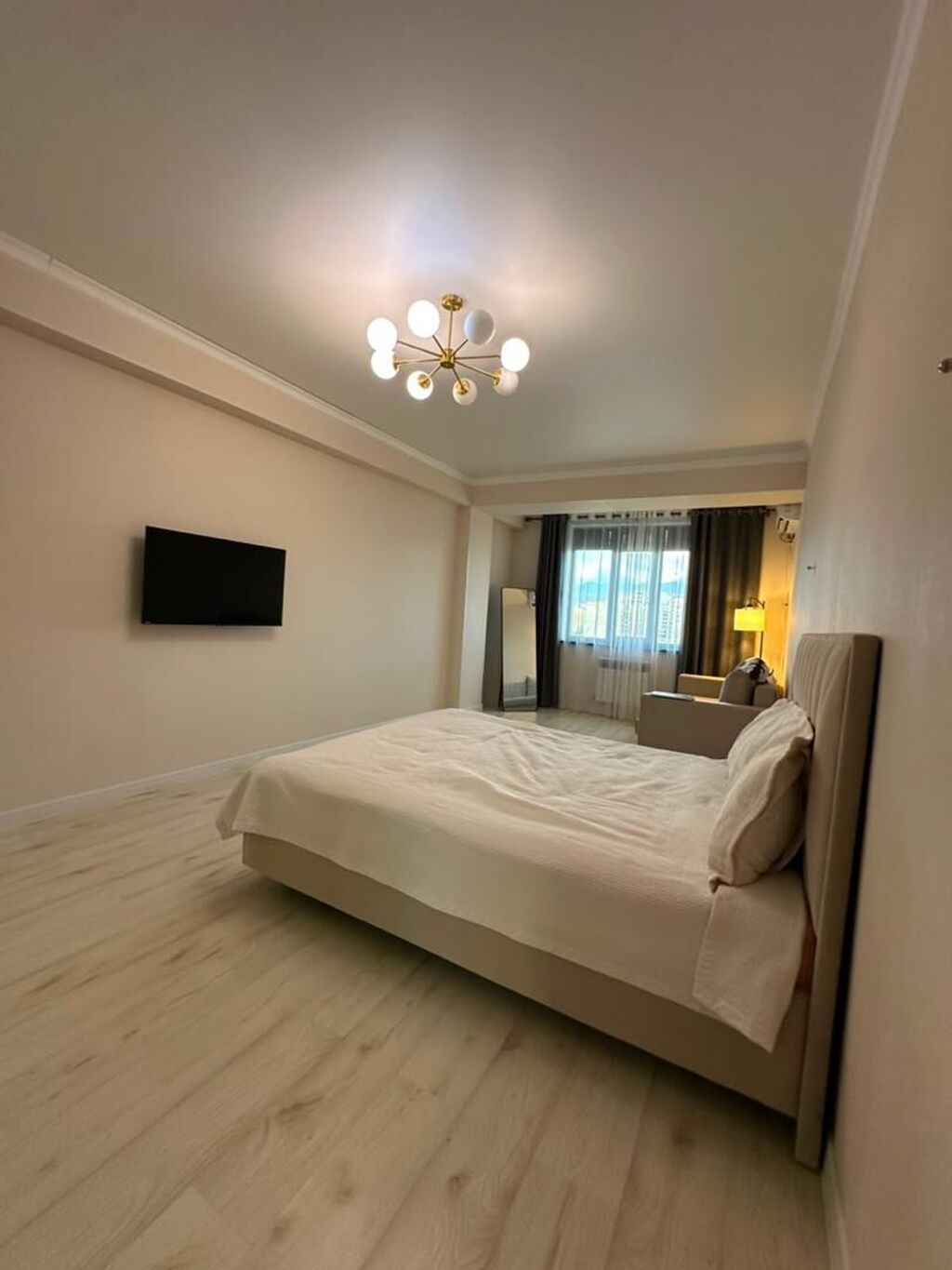1 комната, 48 м², БГУ Элитка, 11 этаж, Евроремонт: фото 1