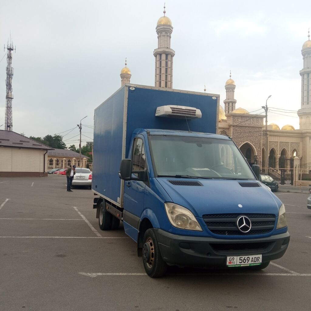 Доставка в киргизию. Мерседес Спринтер рефрижератор.