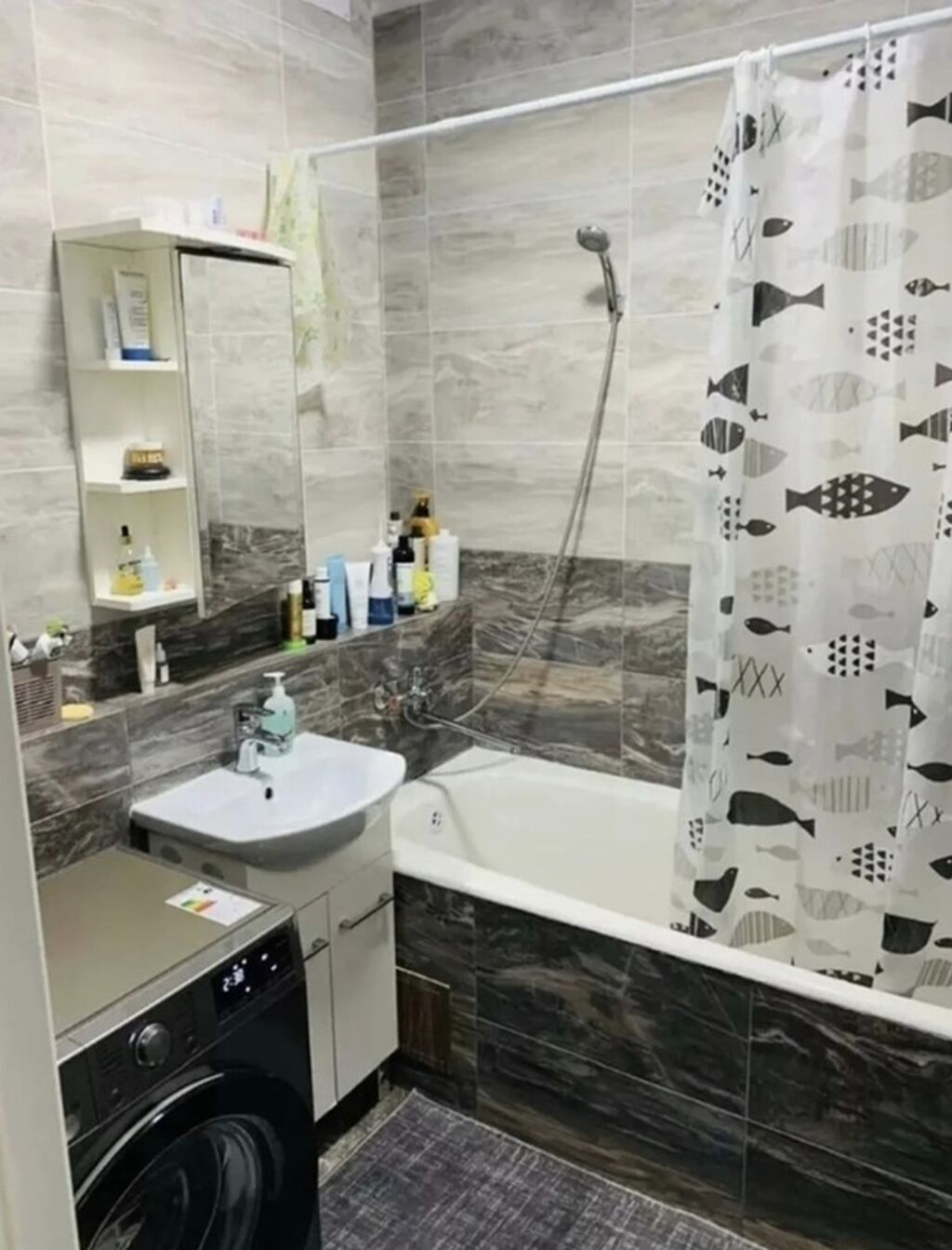 2 комнаты, Ала-Арча ТРЦ Семейным, от 1 года, С мебелью полностью: фото 8