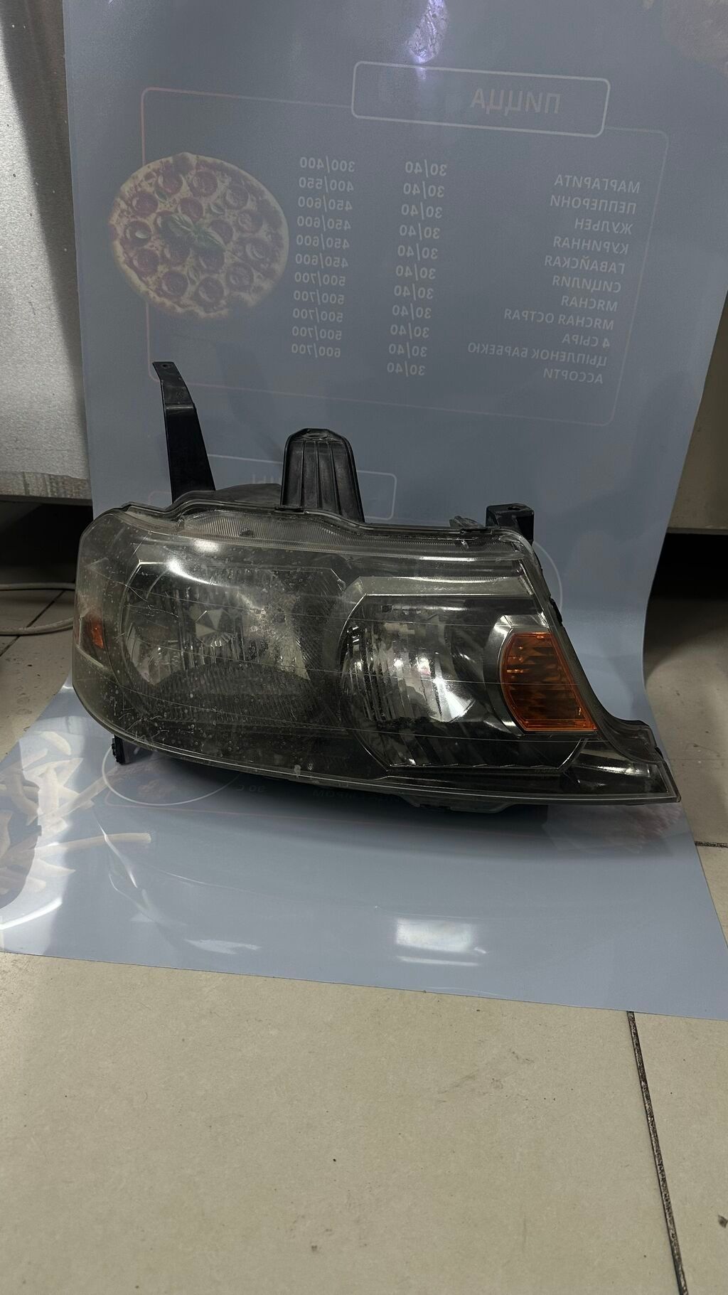 Передняя правая фара Honda 2005 г., Б/у, Оригинал, Япония: фото 2