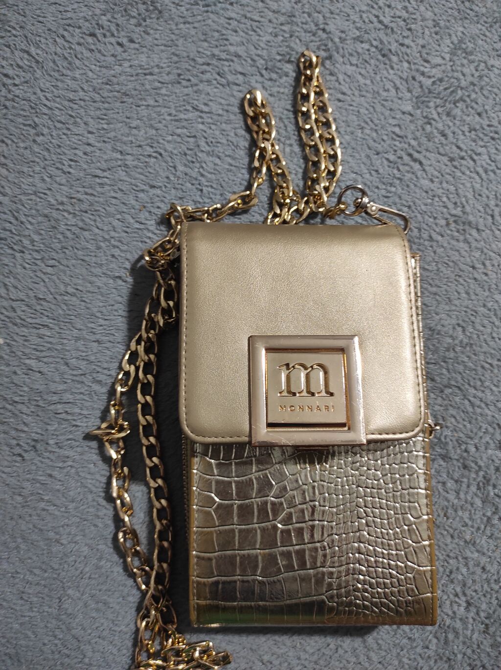 Torbe: Monnari mini torbica/novčanik preko ramena - Boja: zlatna