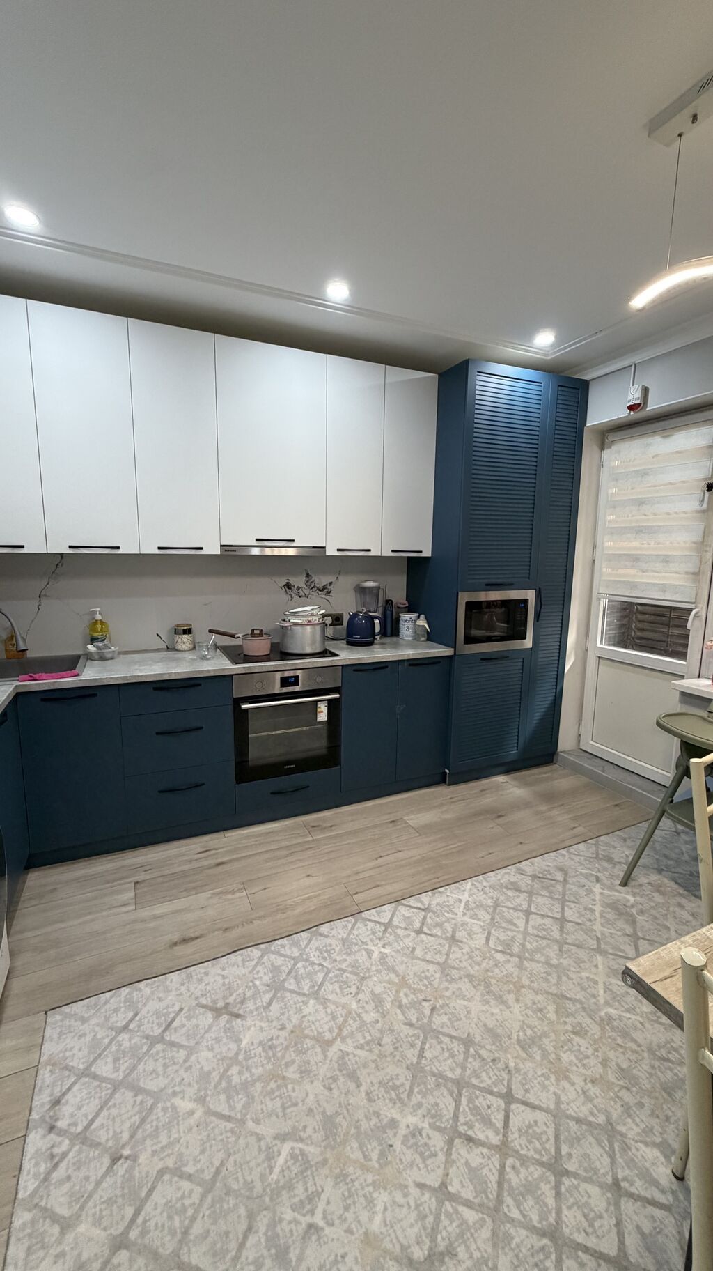 3 комнаты, 85 м², Кок-Жар ж/м 108 серия, 2 этаж, Дизайнерский ремонт: фото 5