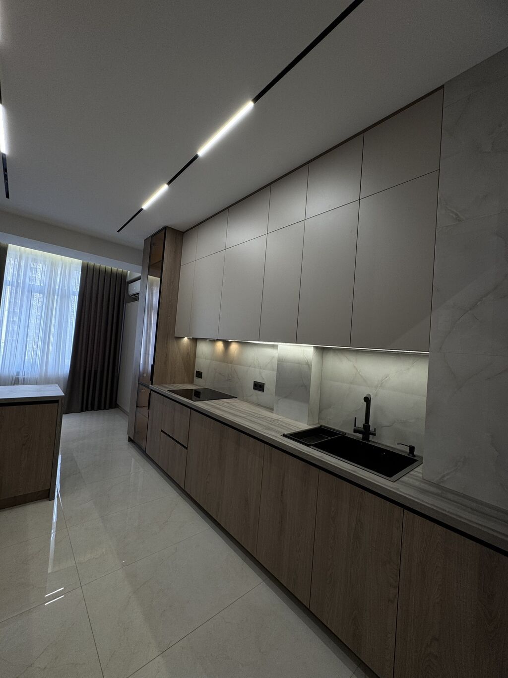 2 комнаты, 75 м², ул. Московская / Ибраимова Элитка, 5 этаж, Дизайнерский ремонт: фото 4