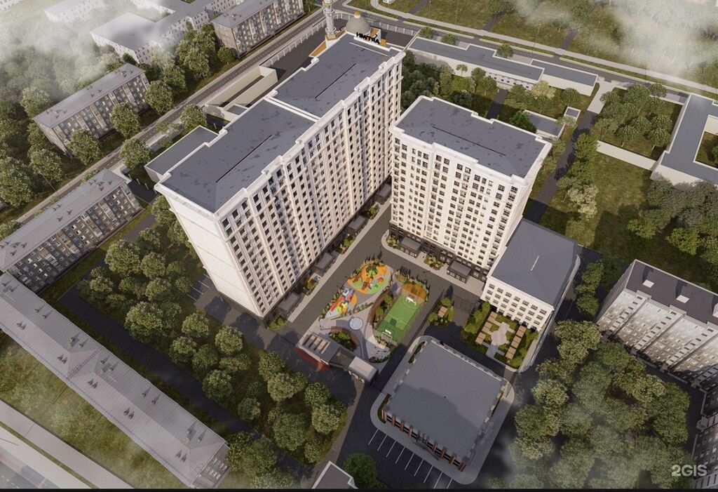 2 комнаты, 50 м², ул. Ден Сяопина / Фучика Элитка, 10 этаж, ПСО (под самоотделку): фото 2