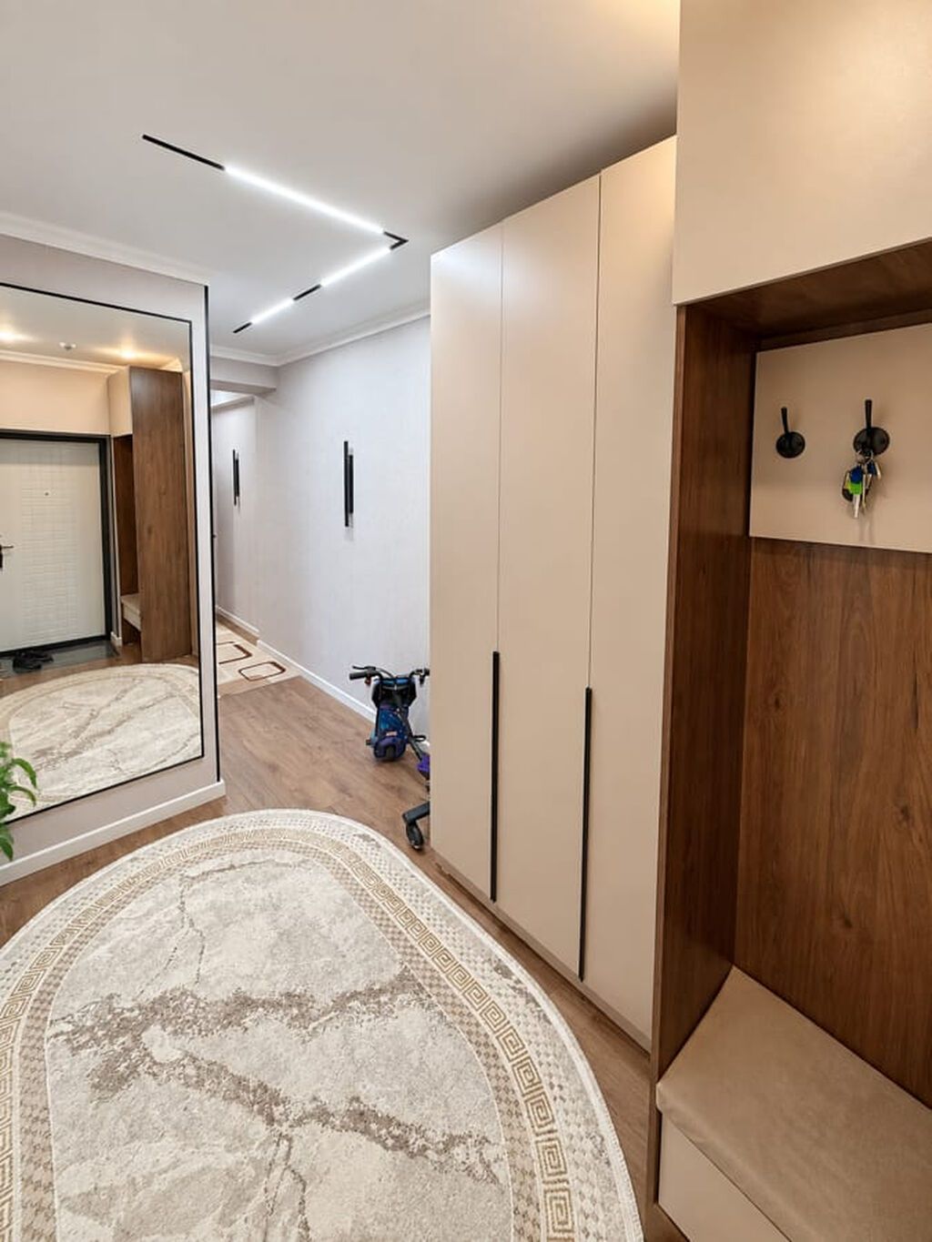 2 комнаты, 55 м², Восток-5 мкр Элитка, 12 этаж, Дизайнерский ремонт: фото 3