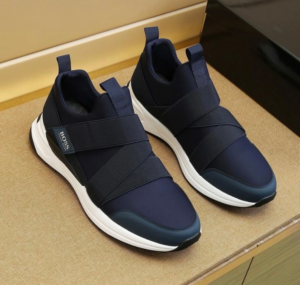 Мужские кроссовки, 39, Hugo Boss, Новый, цвет - Синий, Самовывоз: фото 2