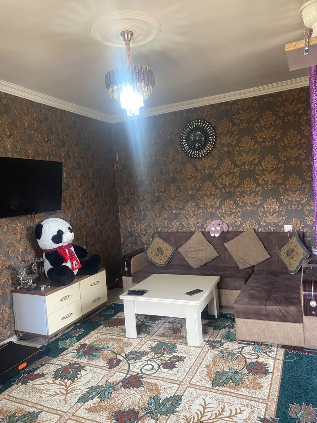 2 otaqlı, 80 kv. m, Yeni təmirli