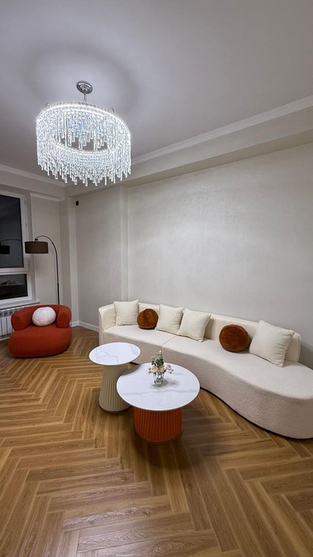 3 комнаты, 72 м², Пишпек Элитка, 8 этаж, Дизайнерский ремонт: фото 3