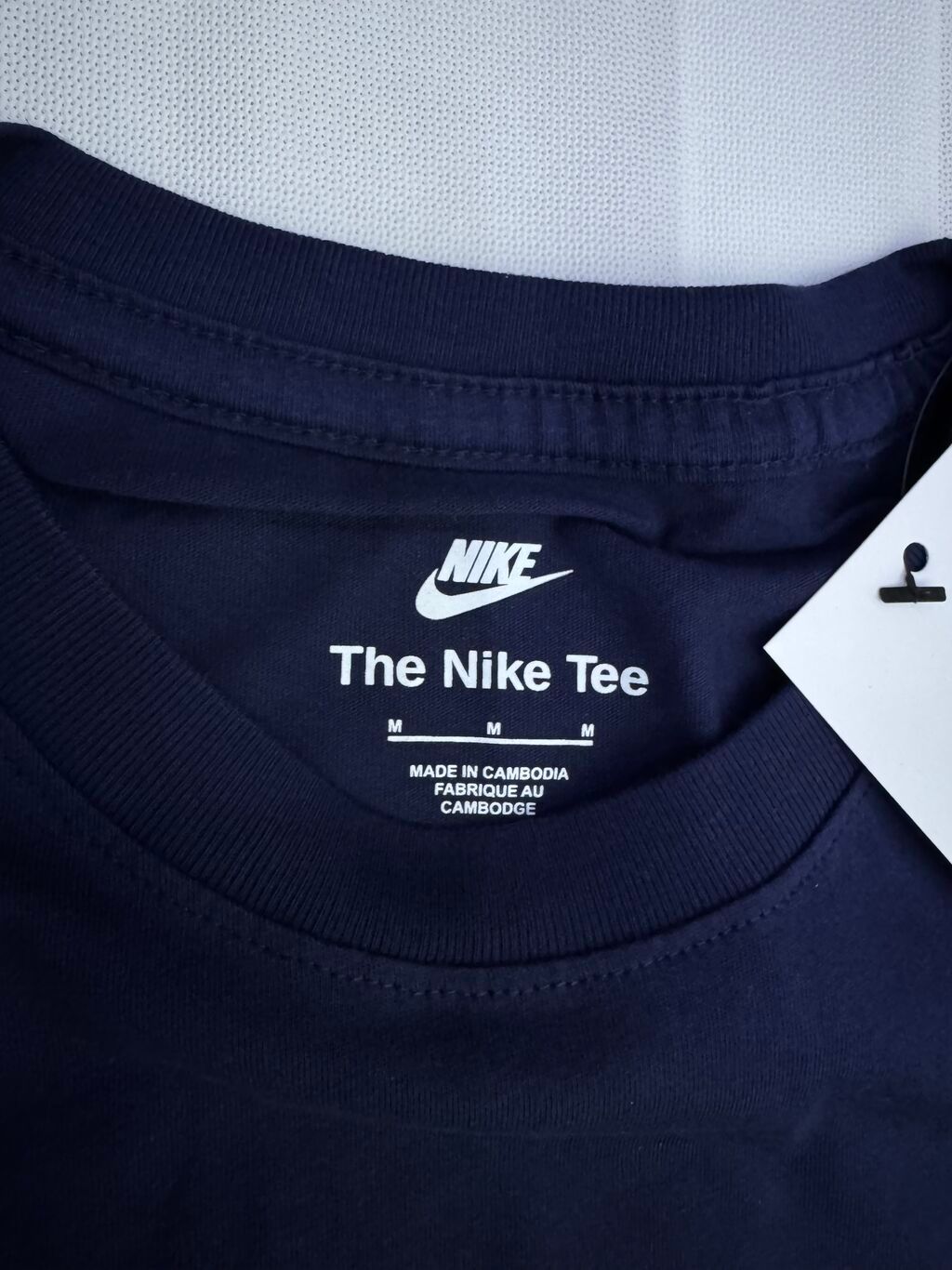 Мужская футболка, L, XL, S, Nike, Новый, цвет - Белый, Самовывоз: фото 4