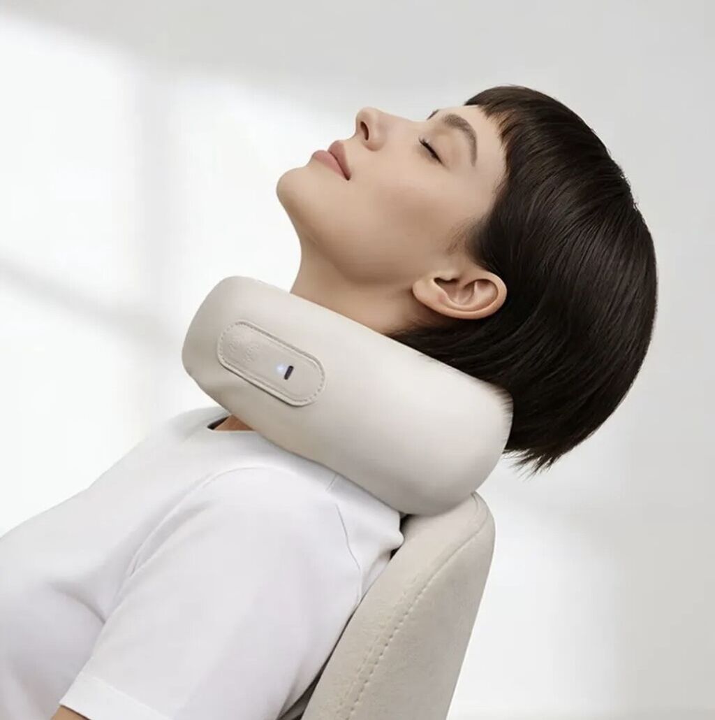 Hoco HP53 Neck Massager — умная массажная подушка-воротник для шеи: фото 2