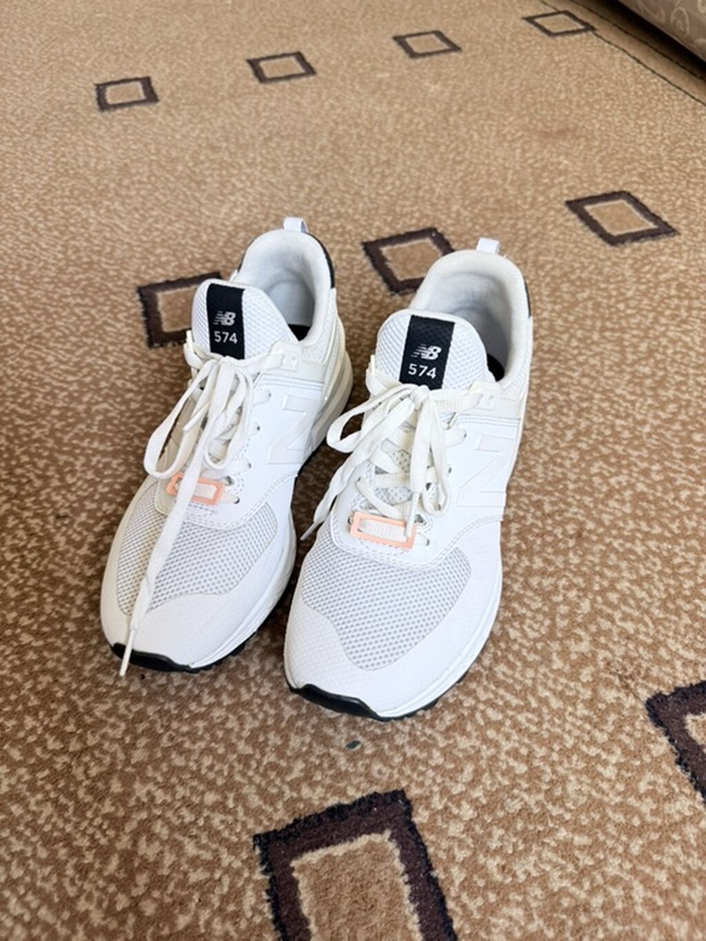 Кроссовки New Balance 574 Sport, белые - Модель: 574 оригинал: фото 8