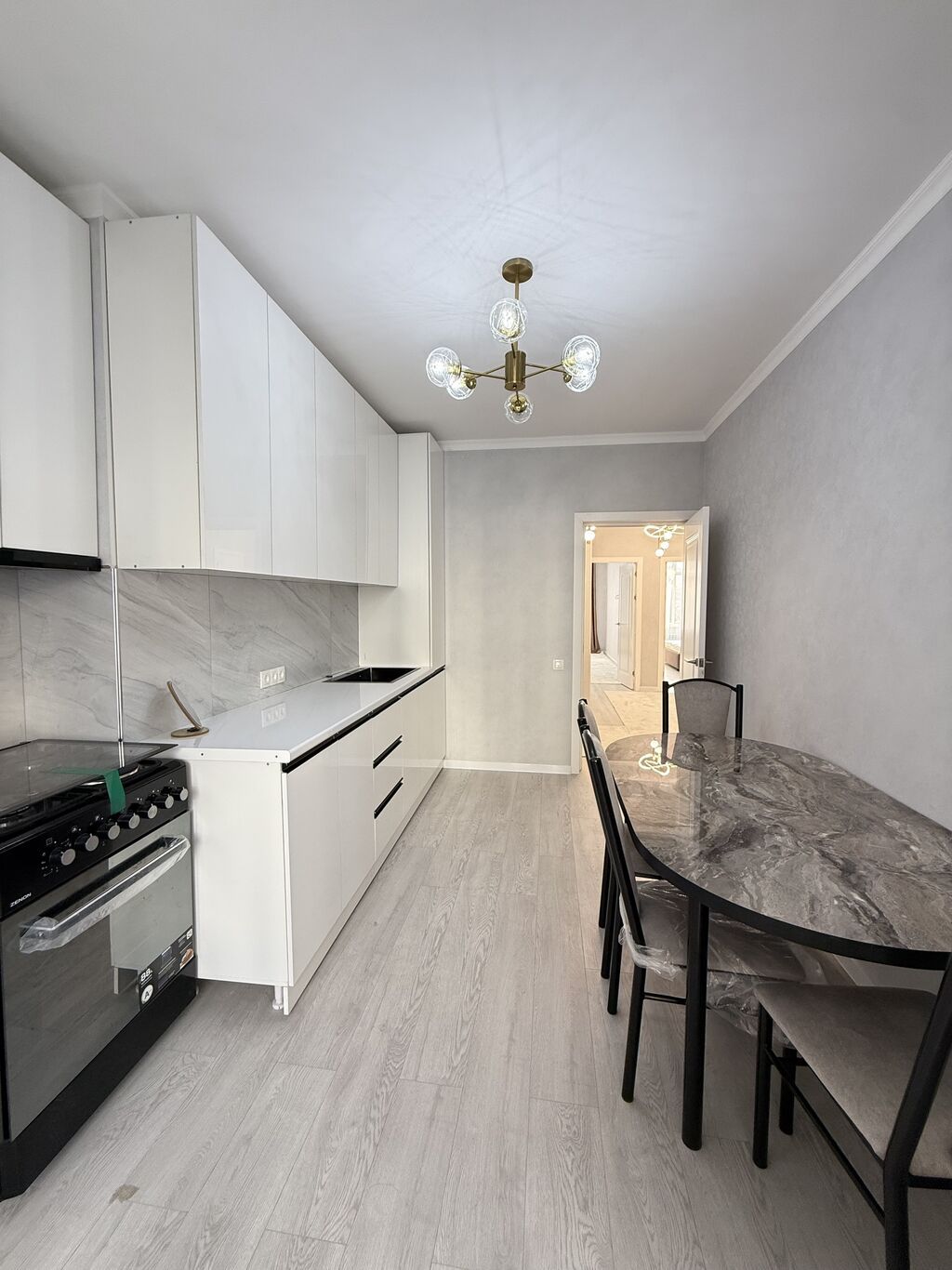 3 комнаты, 93 м², Асанбай мкр Элитка, 9 этаж, Евроремонт: фото 8