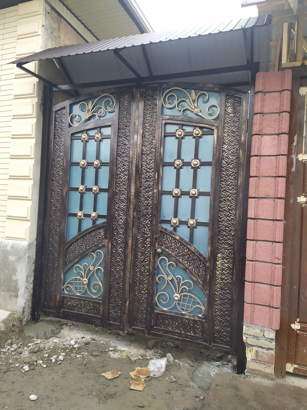 Принимаем заказ ворота качели навес арка лестница ограждения ...