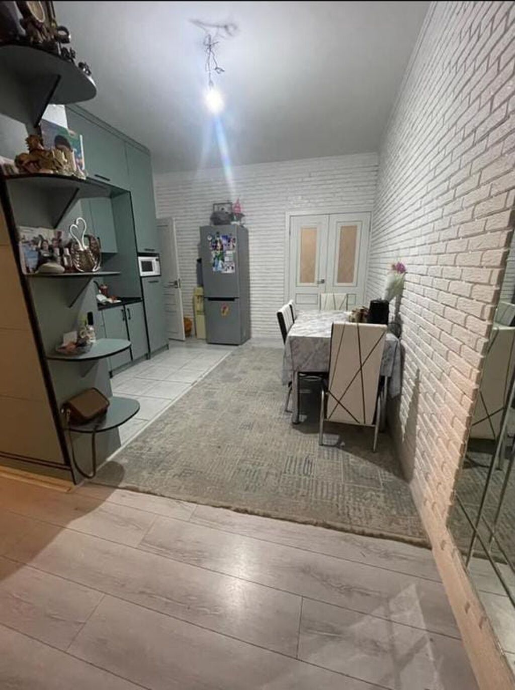 3 комнаты, 79 м², Учкун мкр Индивидуалка, 6 этаж, Косметический ремонт: фото 1