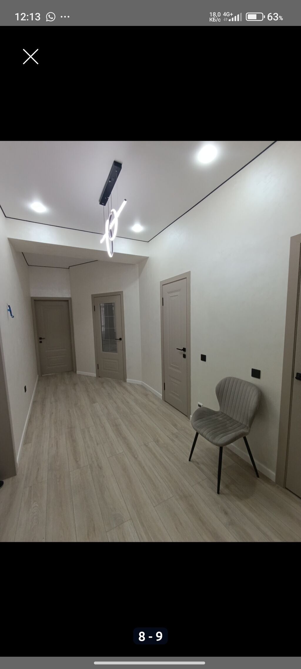 2 комнаты, 64 м², Золотой квадрат Элитка, 5 этаж, Свежий ремонт: фото 6