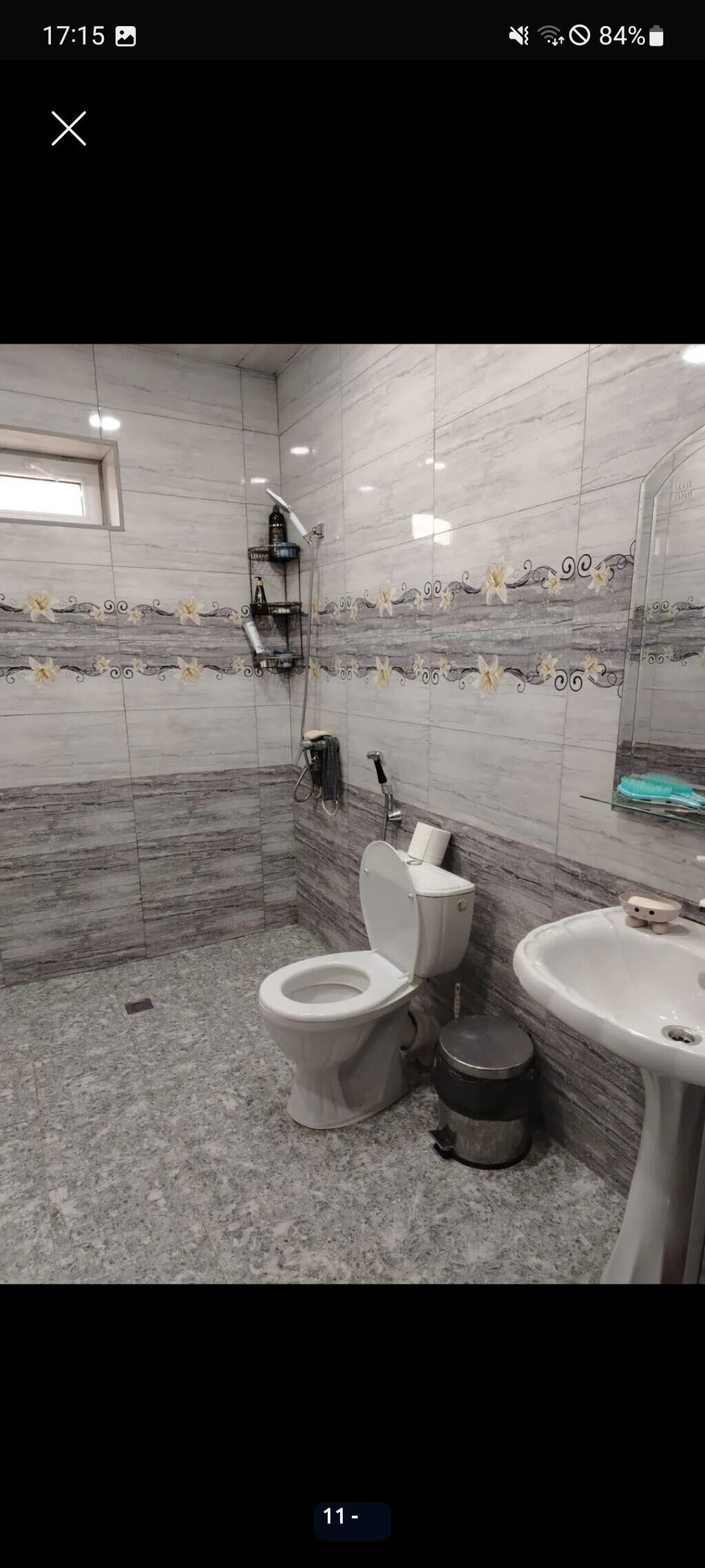 4 otaqlı, 116 kv. m, Kredit yoxdur, Orta təmir