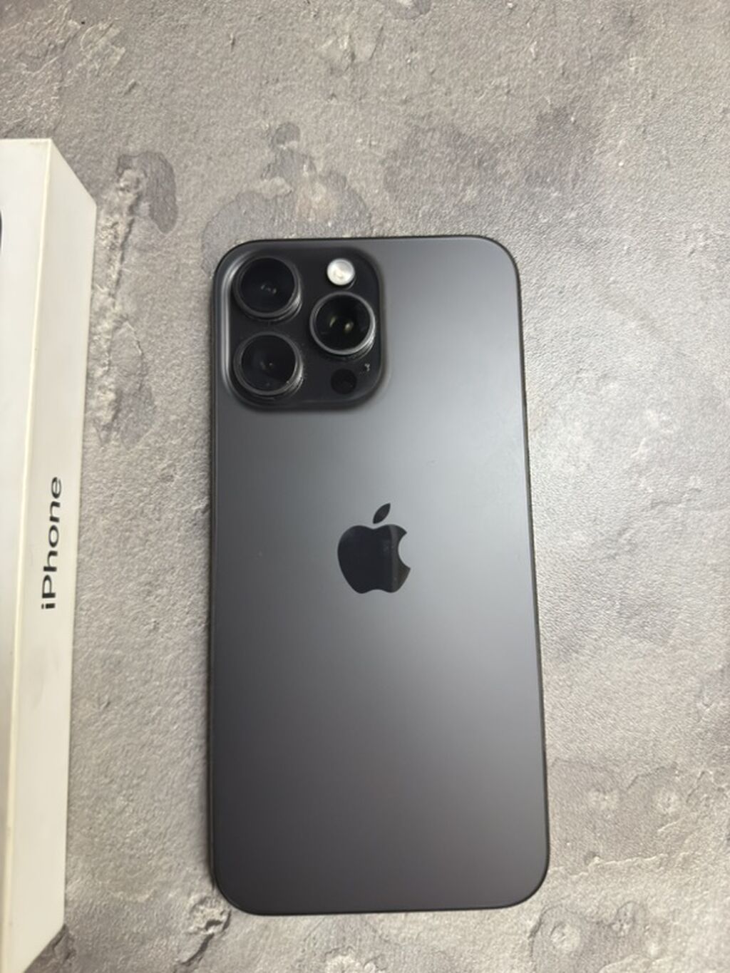 IPhone 15 Pro, Б/у, 256 ГБ, Black Titanium, Коробка, 87 %: фото 2