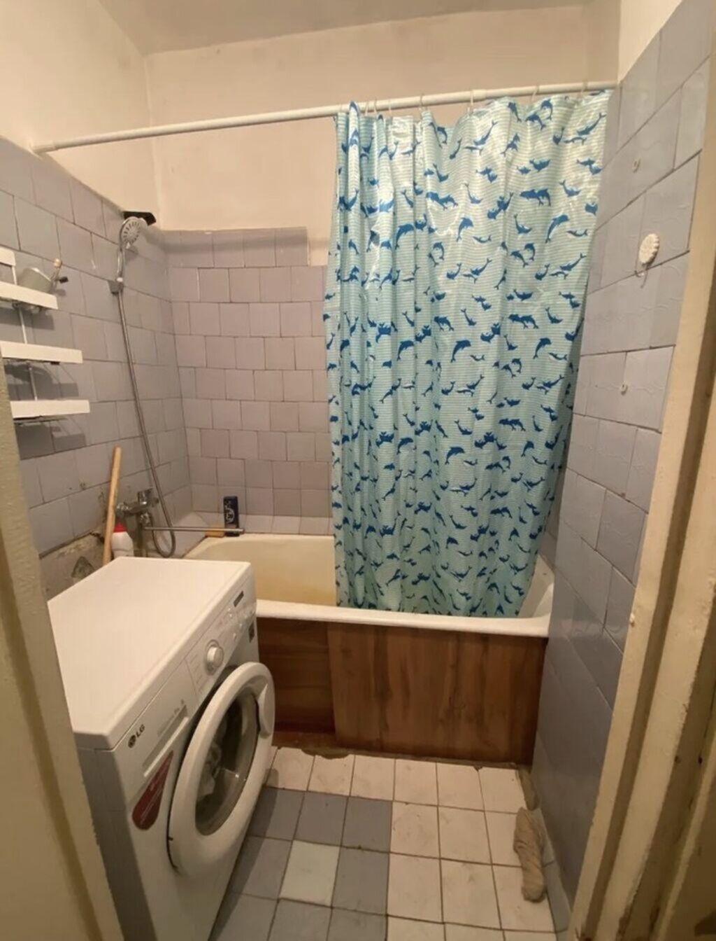 2 комнаты, 55 м², Аламедин-1 мкр 105 серия, 4 этаж, Косметический ремонт: фото 6