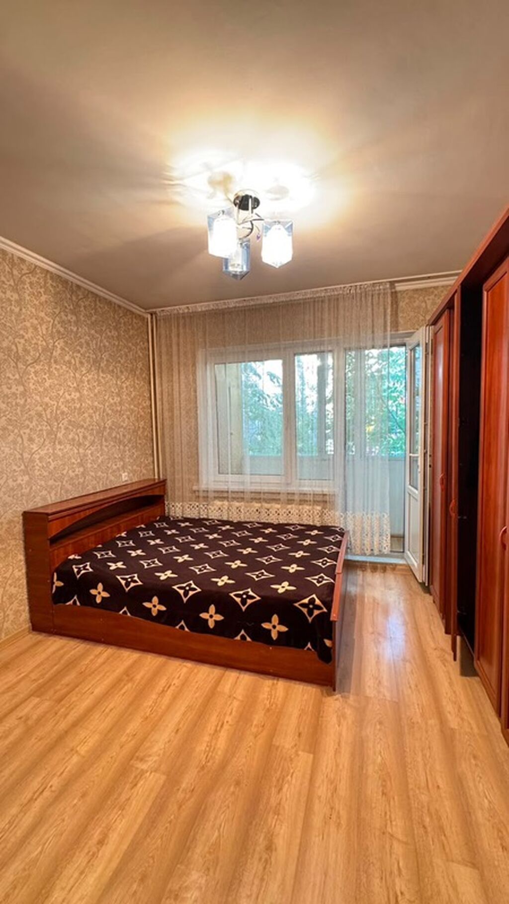 2 комнаты, 48 м², Аламедин-1 мкр 105 серия, 1 этаж: фото 1
