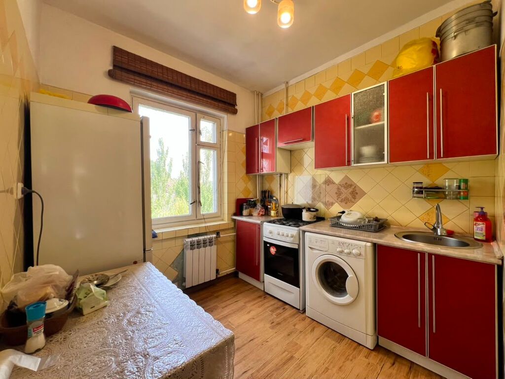 3 комнаты, 69 м², Асанбай мкр 105 серия, 4 этаж, Косметический ремонт: фото 5