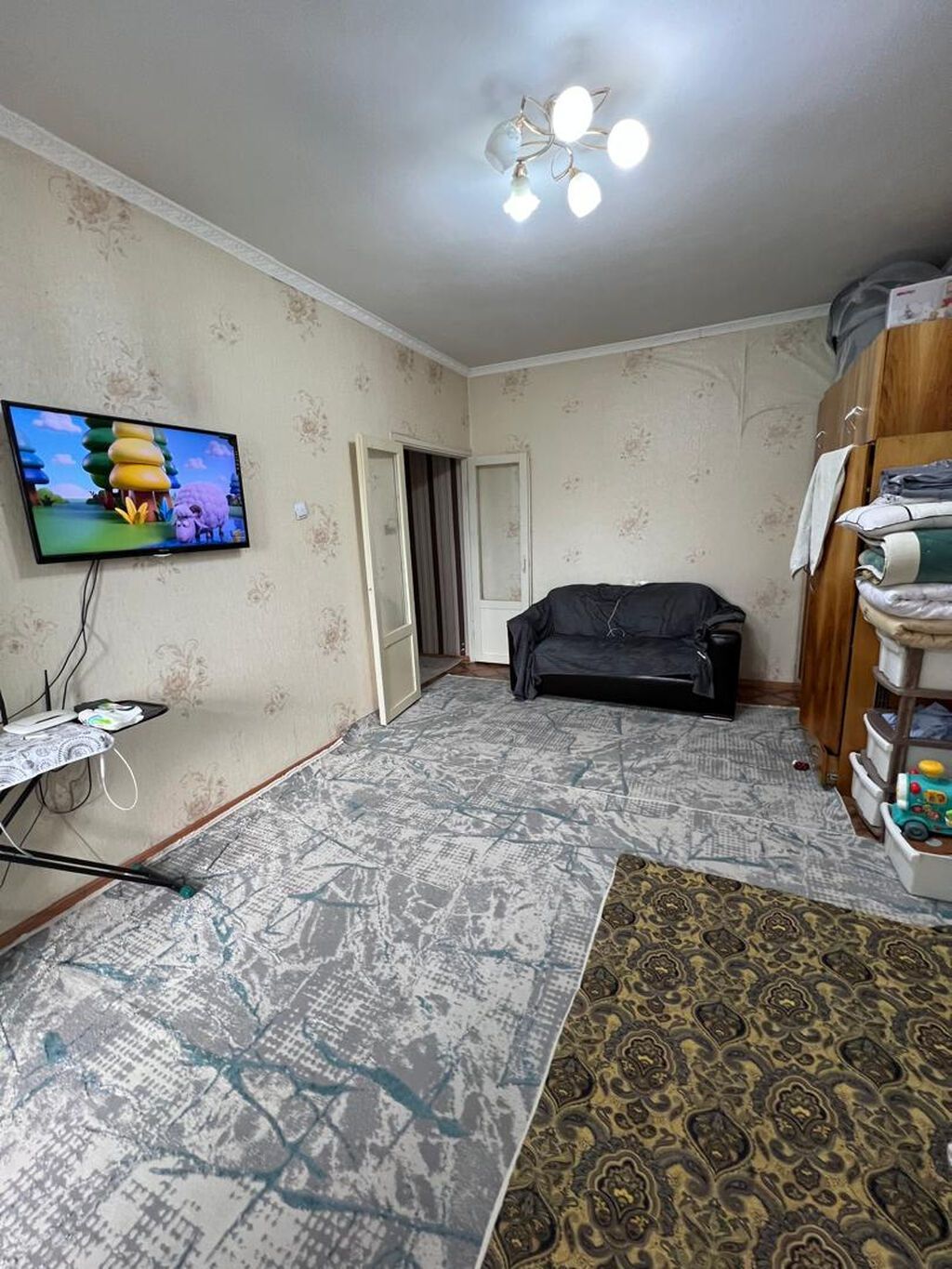 1 комната, 36 м², 6 мкр 106 серия, 9 этаж, Старый ремонт: фото 1
