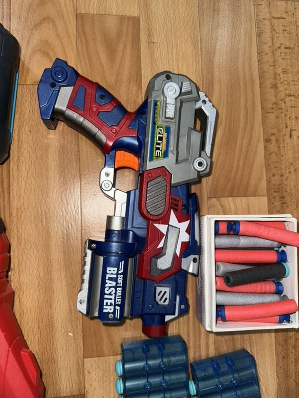 Набор детских бластеров с мягкими пулями (dart blasters) Состав: -: фото 2