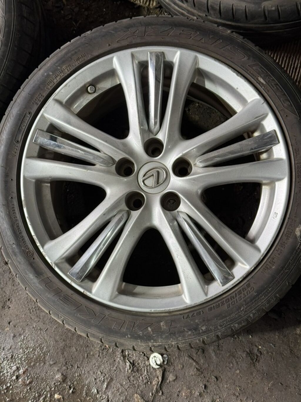 Колеса в сборе 245 / 40 / R 18, Лето, Б/у, Комплект, Легковые, Литые, отверстий - 5: фото 3