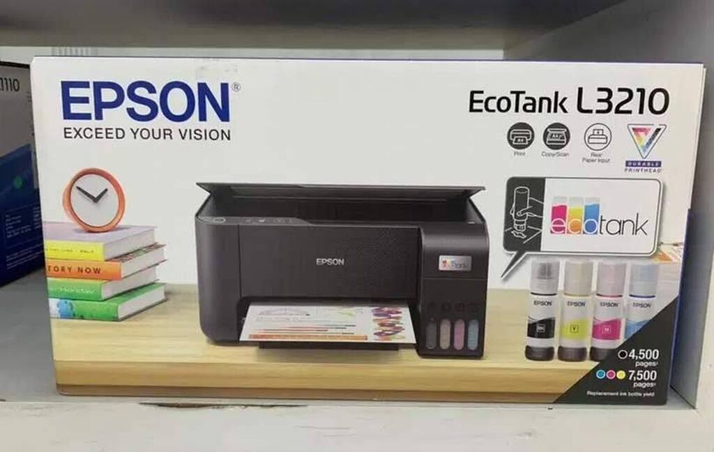 Мфу струйный epson ecotank l3210. Epson ECOTANK l3210. МФУ + СНПЧ ECOTANK Epson l3210. Принтер Epson 3210.