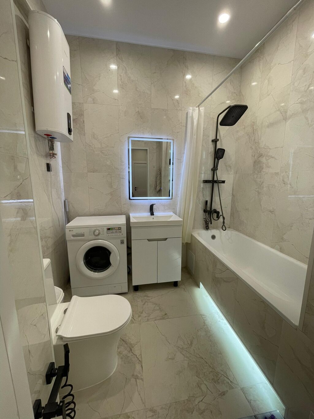 1 комната, 48 м², Тунгуч мкр Элитка, 2 этаж, Евроремонт: фото 4