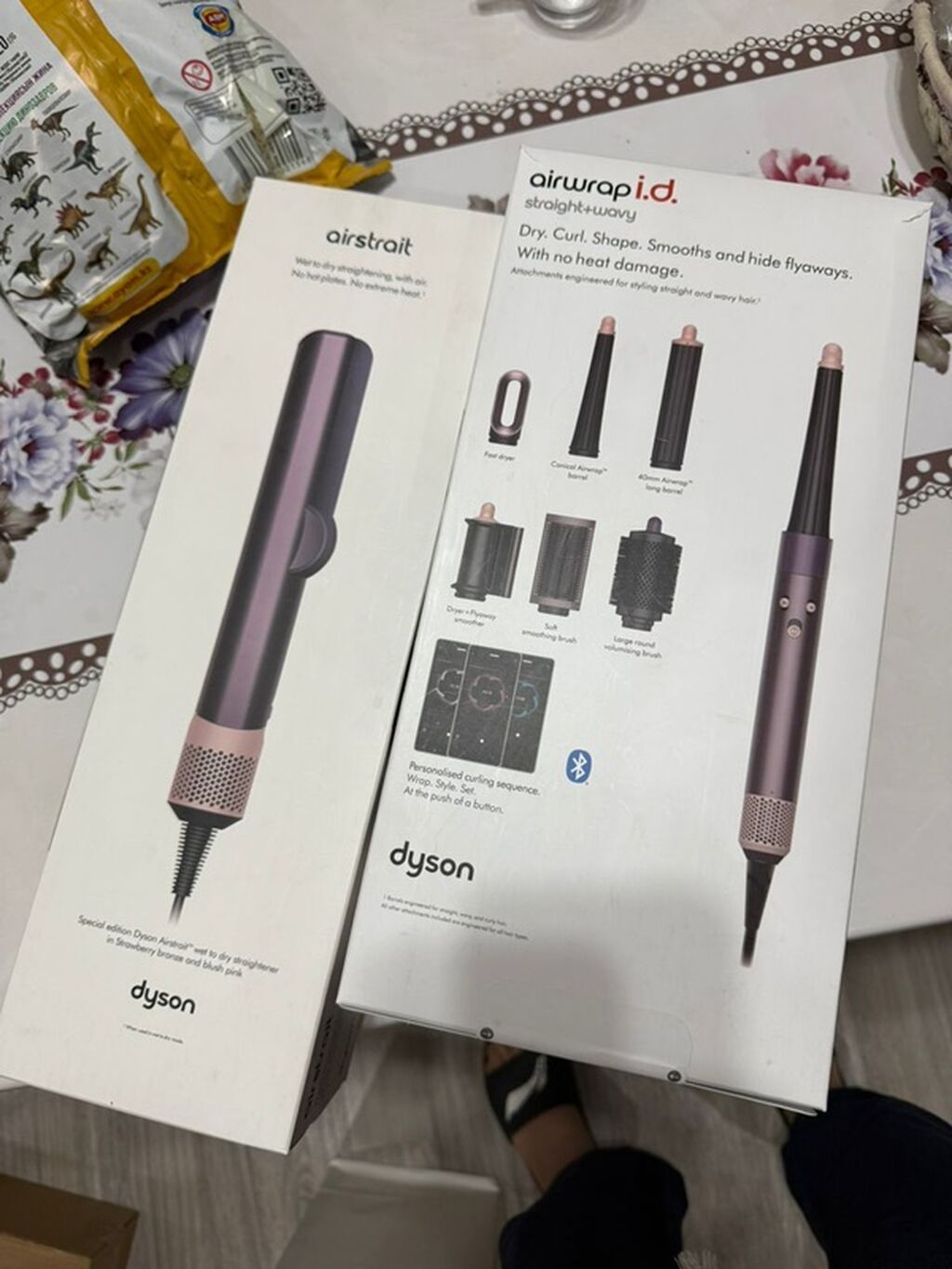 Мультистайлер Dyson, Для выпрямления