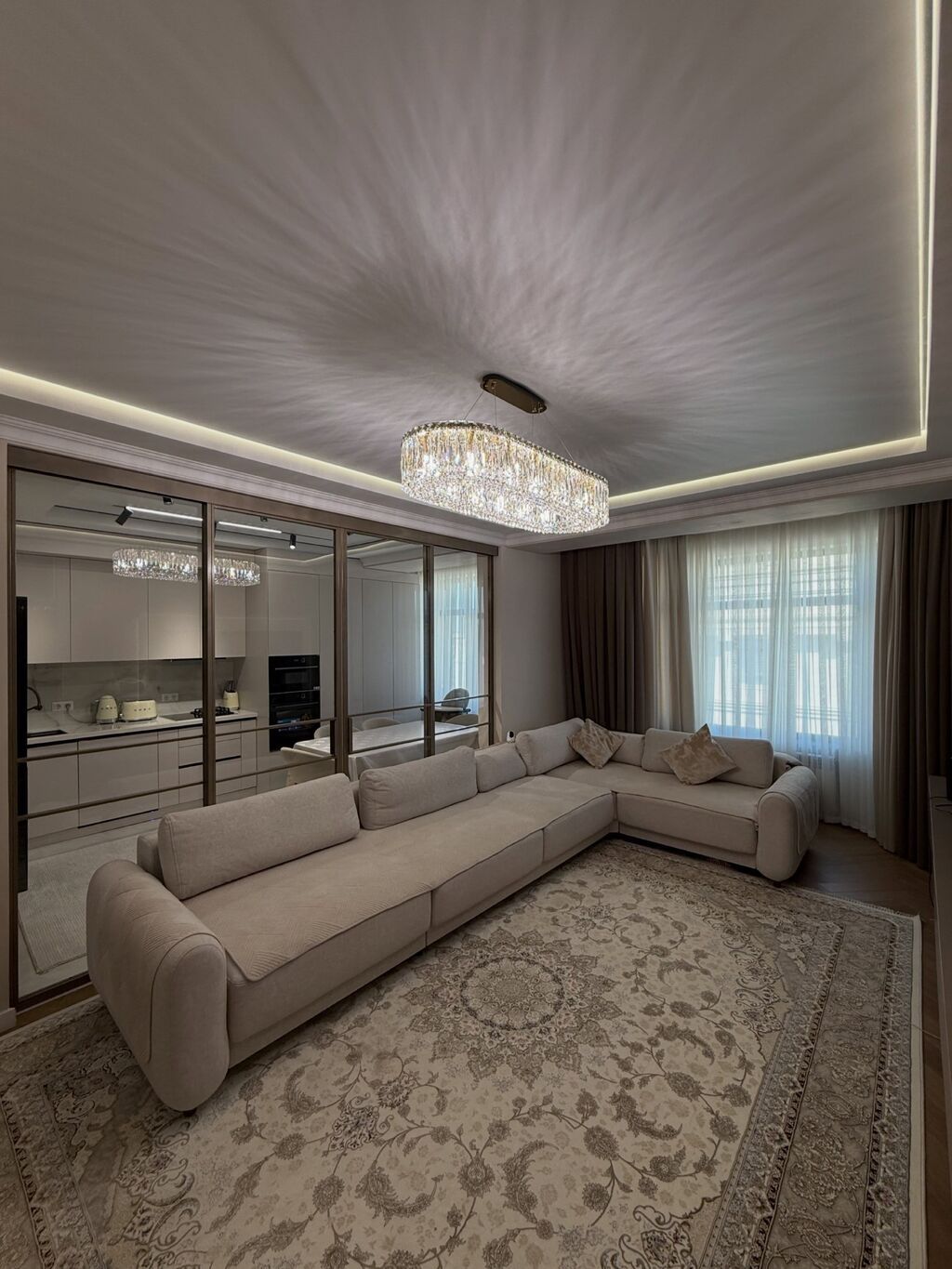3 комнаты, 122 м², Ак-Кеме Элитка, 11 этаж, Евроремонт: фото 3