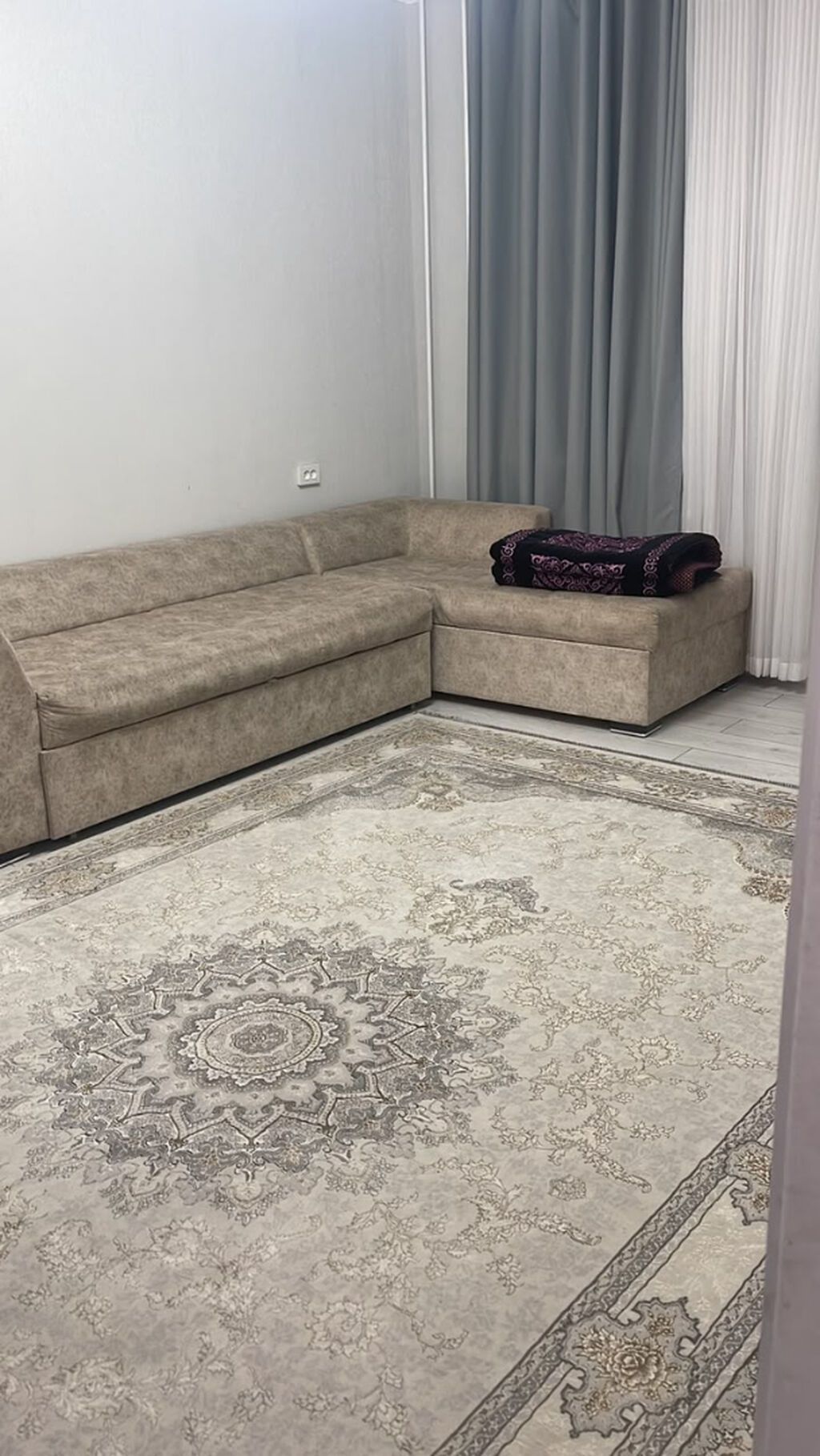 3 комнаты, 80 м², Тунгуч мкр 106 серия, 8 этаж, Евроремонт: фото 2