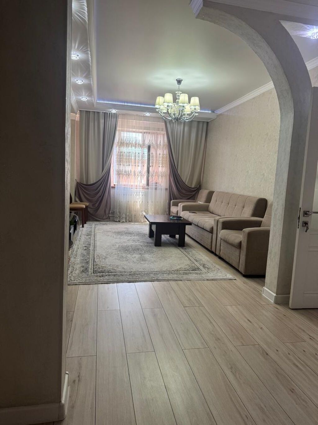 3 комнаты, 90 м², Джал мкр (в т.ч. Верхний, Нижний, Средний) Элитка, 9 этаж, Евроремонт: фото 4