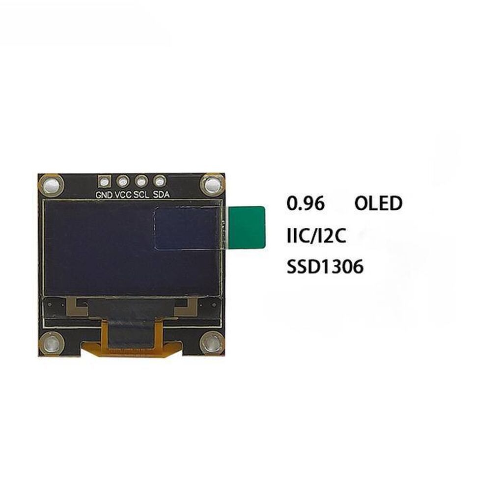 Дисплей OLED 0.96" 128*64 ( модуль связи) 4 контактный для Arduino — фото 1