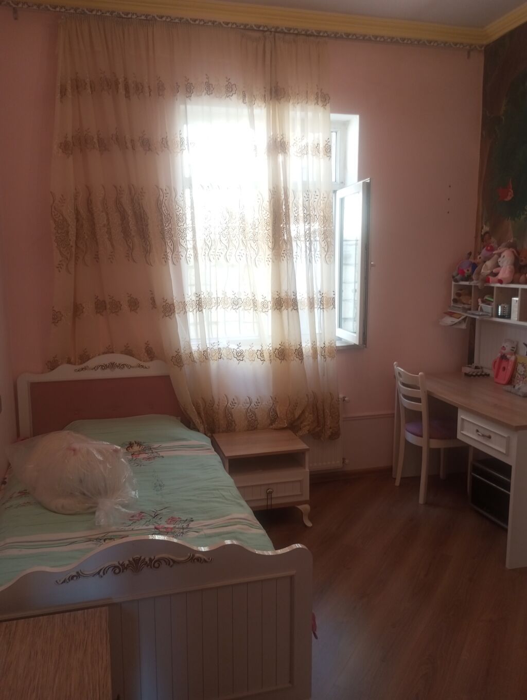 90 kv. m, 3 otaqlı, Artezian quyusu, Telefon, İnternet