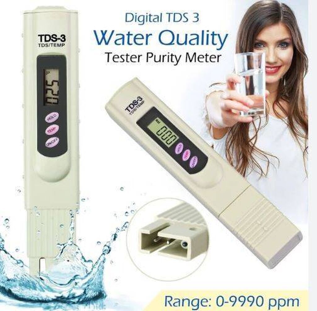 TDS 2, TDS 3 TDS метр, измеритель качества воды